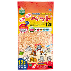 MARUKAN 蓬鬆地毯, 天然松木製, 12L, 超強除濕, 清潔乾爽, 小動物適用, 1包