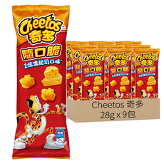 Cheetos 奇多 隨口脆 2倍濃起司口味, 28g, 9包