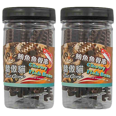 Cat Glory 驕傲貓 嚼嚼魚骨串, 貓咪天然零食, 鮪魚味, 150g, 2罐