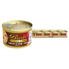 Baster 巴絲特 大貓罐 2A號, 鮪魚佐牛肉塊+雞肉, 170g, 24罐