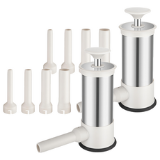 按壓式灌腸器，多規格灌腸頭，食品級材質，操作簡單，快速製作香腸, 單一商品, 2台