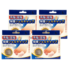 expertgel 樂捷 凝膠保護套 L(45 x 25mm) 3個入 手指腳趾防護 舒適透氣, 4盒