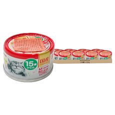 MIAWMIAW 樂妙喵7號貓副食 15歲, 鮪魚, 60g, 24罐