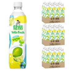 金車健酪 乳酸飲料 青檸雪酪 580ml 清爽解渴 促進新陳代謝, 72瓶