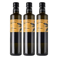 MAiMONA 瑪伊娜 嚴選100%冷壓初榨特級橄欖油, 500ml, 3瓶