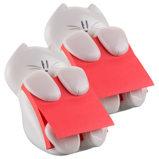 3M Post-it 利貼 抽取式便條台, 2組, 貓咪造型