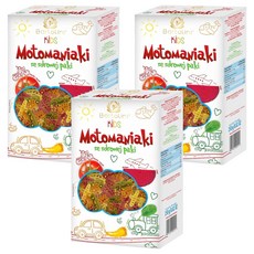 Bartolini 交通工具造型義大利麵 250g, 無人工色素, 天然蔬菜成分, 3盒