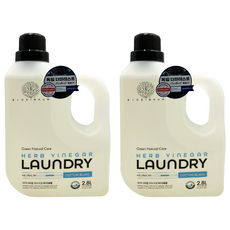 EINE BAUM 草本醋兒童衣物洗衣精 棉花香, 2.8L, 2桶