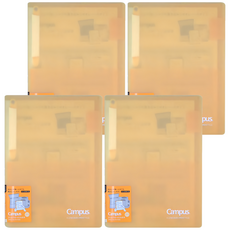 KOKUYO 國譽 Campus 大開口文件夾 A4, 薑黃色, 4個