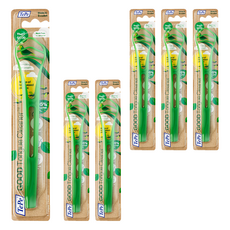 TePe 緹碧 環保舌苔清潔器, 三片刮板設計, 有助於預防口臭, 甘蔗製成, 10g, 6支