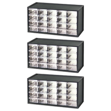 livinbox 零件箱 A9-520 小幫手零件分類箱(20抽), 黑色, 3個