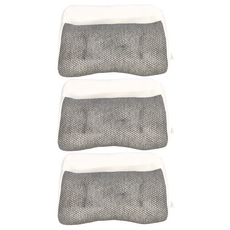 日本頸椎枕頭 100%聚酯纖維, 小號, 白色, 3個