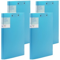 lc-613d b pp 馬卡龍色系 右中強力夾+左上板夾 藍/ 個, 4入, 藍色