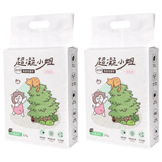 超凝小姐 米粒型益生菌除臭豆腐砂, 忘憂森林, 2.7kg, 2包