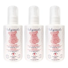 Babycoccole 寶貝可可麗 寶寶液態爽身粉, 125ml, 3瓶