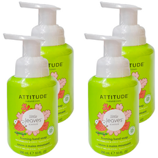 ATTITUDE 艾特優 兒童泡沫洗手乳 西瓜&椰香 295ml, 4瓶
