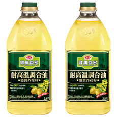 愛之味 耐高溫調和油優質芥花籽, 2.6L, 2瓶
