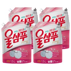 Wool Shampoo 吾香服 精緻衣物洗衣精補充包, 1.5L, 4包