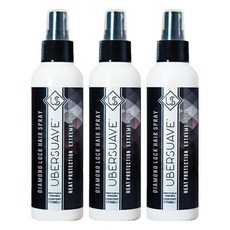 UBERSUAVE Diamond Lock 定型噴霧, 175ml, 防熱保護, 極致定型, 3瓶