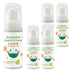 Luveta 樂唯他 兒童專用含氟抗敏感泡沫牙膏, 青蘋果口味，溫和配方，細緻泡沫易清潔, 50ml, 5瓶