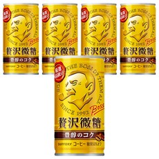 日本 BOSS 黃金濃醇咖啡飲料 185ml, 5罐