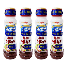 NISSIN 日清 OilliO 液狀沙拉 黑酢洋蔥風味，日本製造, 185ml, 4瓶
