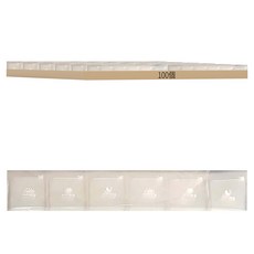 PET藥袋 6格款 透明色, 100個