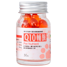 現代百益康 Q10輔酶 Pet Nutrient 最佳營養輔助元素, 心臟 + 抗氧化 + 營養素, 30顆, 1罐