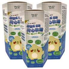 膠囊式機能夾心軟糖 益生菌 + β-聚葡萄糖 + 五種植萃 水蜜桃乳酸口味, 3.6g, 30顆, 3盒