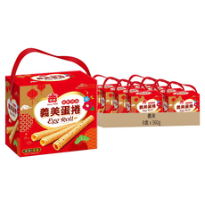 義美 手提蛋捲禮盒 吉利款, 360g, 8盒