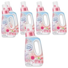 Kao 花王 New Beads 植萃香氛洗衣精 玫瑰 + 木蘭 粉色, 6個, 690g