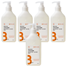 THE LOEL 天然洗潔精, 適用於嬰兒奶瓶、蔬果及餐具, 400ml, 5瓶