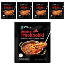 清淨園 韓式傳統辣炒年糕，含韓式辣椒醬, 260g, 5包