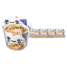 統一 來一客 鮮蝦魚板風味杯麵 63g, 12入