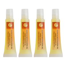 Ann Chen 陳怡安手工皂 指緣油 甜橙 10ml 天然植物精油滋潤 改善乾燥脫皮 隨身攜帶方便, 4瓶