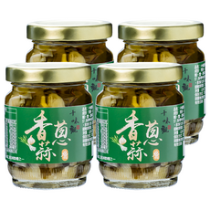 十味觀 香蔥蒜醬 120g 嚴選台灣青蔥大蒜 百搭萬用醬料, 4罐