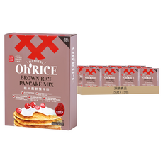 源順食品 糙米鬆餅粉, 無麩質, 椰糖, 無農藥, 無化肥, 100%台灣糙米, 150g, 15包