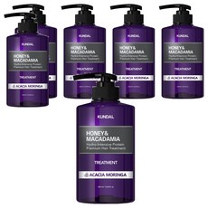 KUNDAL 昆黛爾 蜂蜜澳洲堅果保濕護髮乳 Acacia Moringa, 500ml, 6瓶