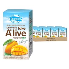 Denmark Take A’live 殺菌飲料 芒果口味, 120ml, 24入