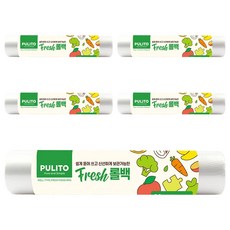 PULITO 捲筒式保鮮袋, 200入, 5個, 大