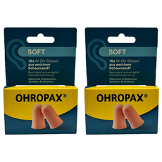 OHROPAX 安耳悠 SOFT 泡棉耳塞 隔音消音抗噪舒適, 5組, 2盒