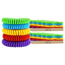 AHOYE 8hr植物精油長效防蚊手環 天然植物精油 長效防蚊 輕巧方便 全家適用, 20條, 54g