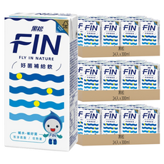 黑松 FIN 好菌補給飲料 300ml x 6入, 迅速補充水分和電解質, 等滲透壓配方, 低熱量, 72入