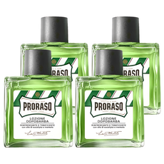 PRORASO 鬍後水 綠標 薄荷 100ml, 4瓶