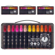 SIMBALION 雄獅 毛毛獸彩色筆, 36色, 4盒