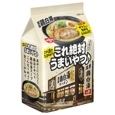 NISSIN 日清 3食絕對美味拉麵 濃厚雞白湯風味, 3包