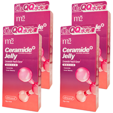 m2 美度 超能水光凍 含神經醯胺 水蜜桃口味 10包, 150g, 4盒