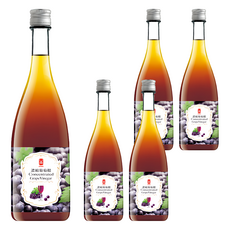 e.Ben 一本 濃縮葡萄醋 玻璃瓶精裝盒 500ml, 5瓶