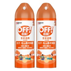 OFF! 歐護 家庭用噴霧式防蚊液 6oz, 180ml, 2瓶