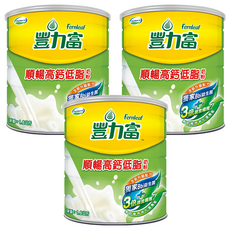 Fernleaf 豐力富 順暢高鈣低脂奶粉, 1.6kg, 3罐